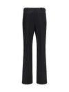 slim-fit tailored pants in stretch wool twill