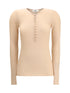 CHLOÉ L merino wool henley sweater