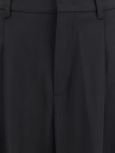 MONCLER X EDWARD ENNINFUL 40 moncler x ee72 trousers by edward enninful in stretch technical wool