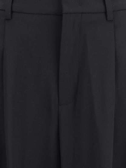 MONCLER X EDWARD ENNINFUL 40 moncler x ee72 trousers by edward enninful in stretch technical wool