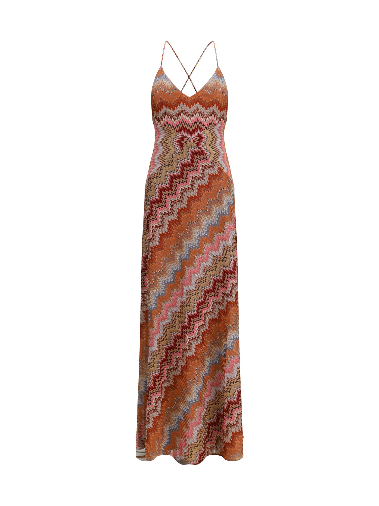 MISSONI 40 long dress with crossover straps