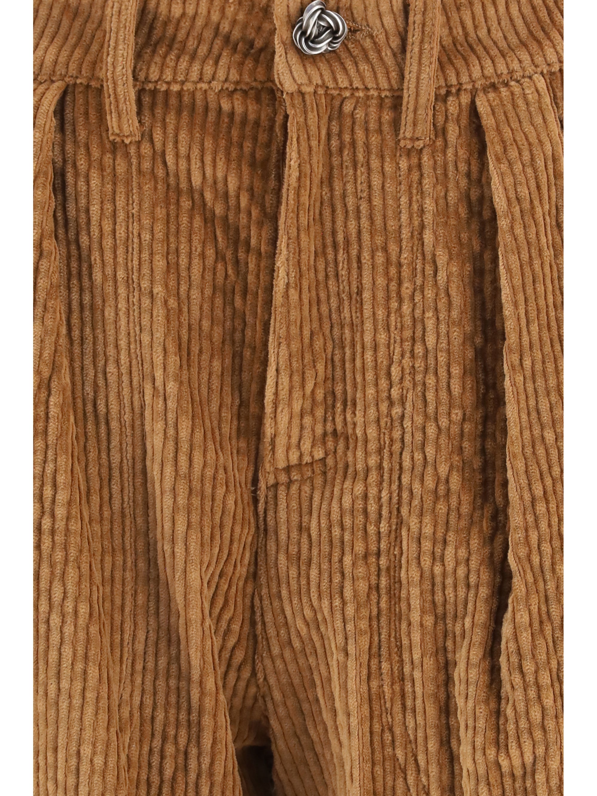 straight-leg corduroy pants