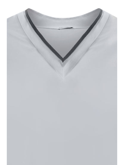 BRUNELLO CUCINELLI L t-shirt with embellishments