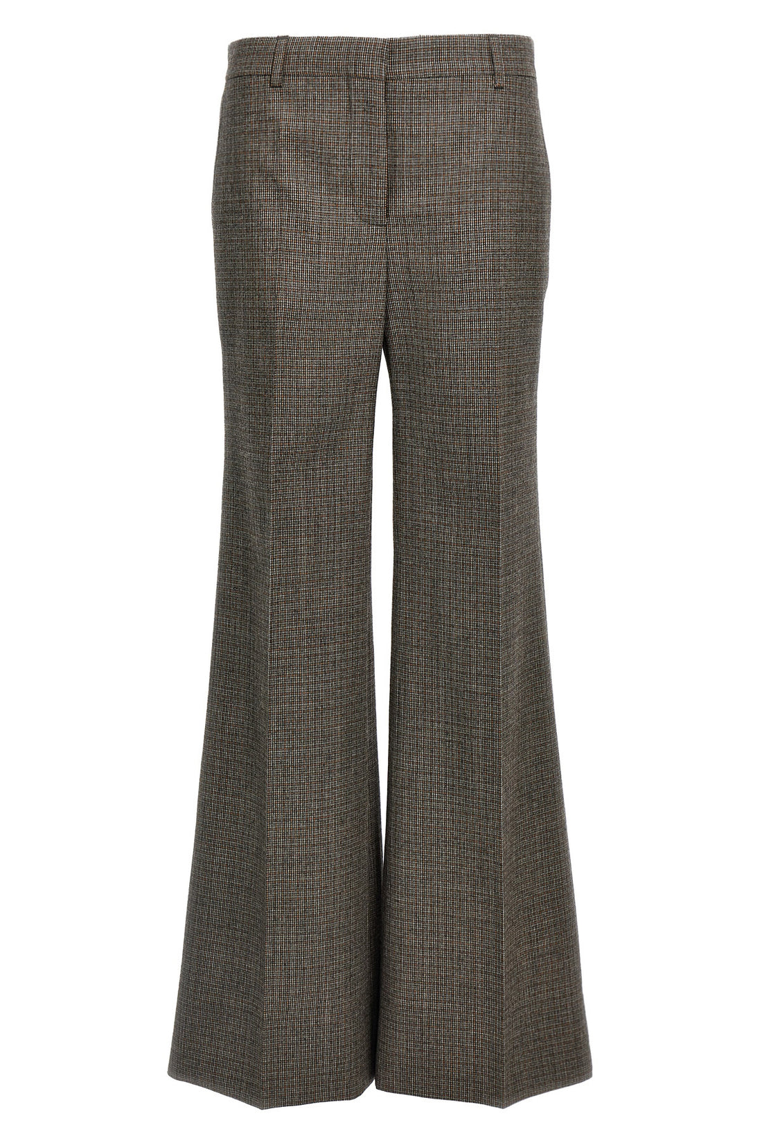 STELLA MCCARTNEY 40 micro houndstooth wool trousers