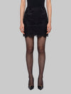 mini skirt in lace