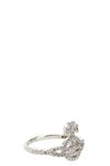 the vivienne westwood calliope ring is made of pure silver