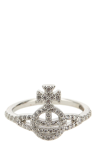 the vivienne westwood calliope ring is made of pure silver