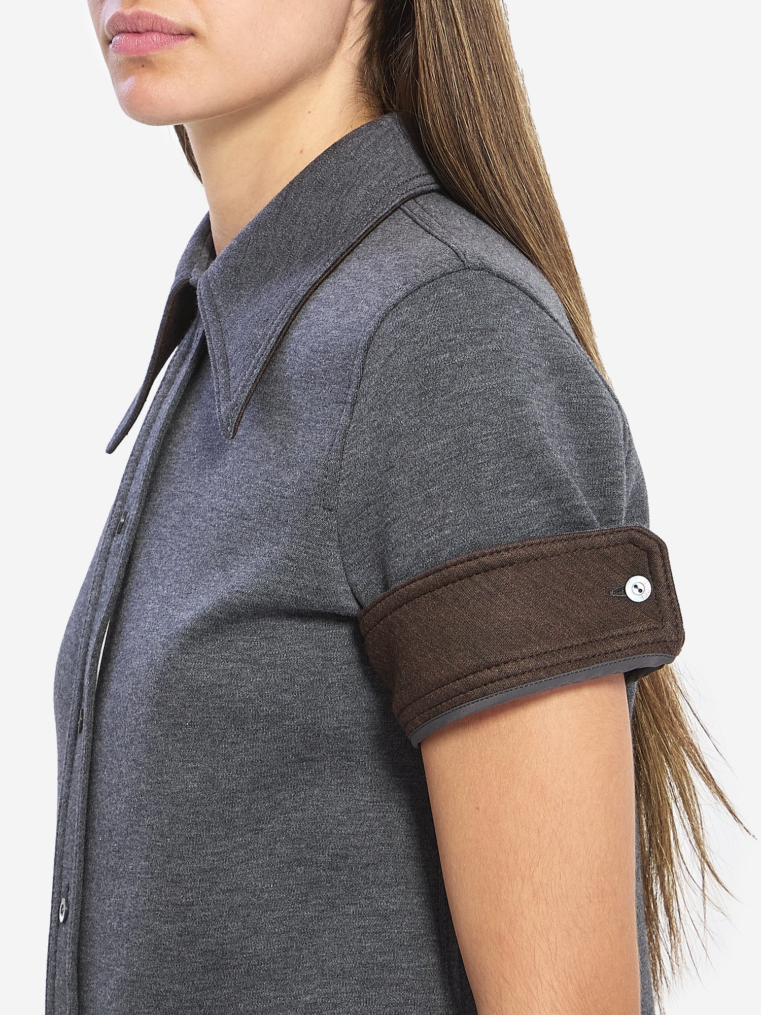 GUCCI 42 cotton and wool jersey shirt