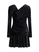 GANNI 36 ruched mini dress