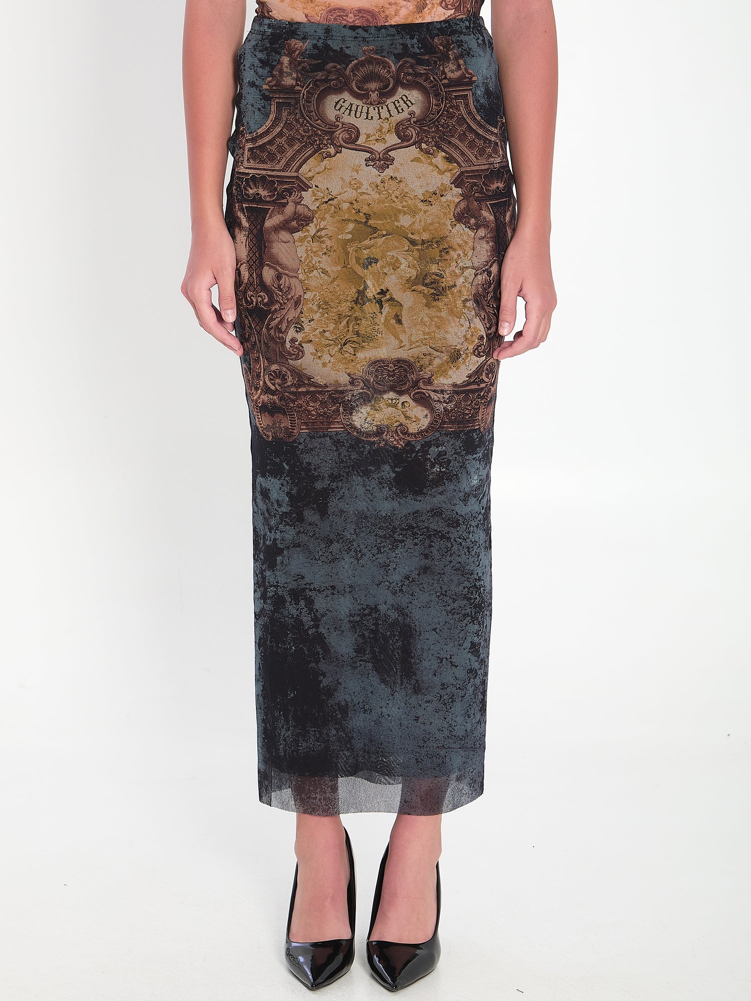 JEAN PAUL GAULTIER M médaillon skirt 