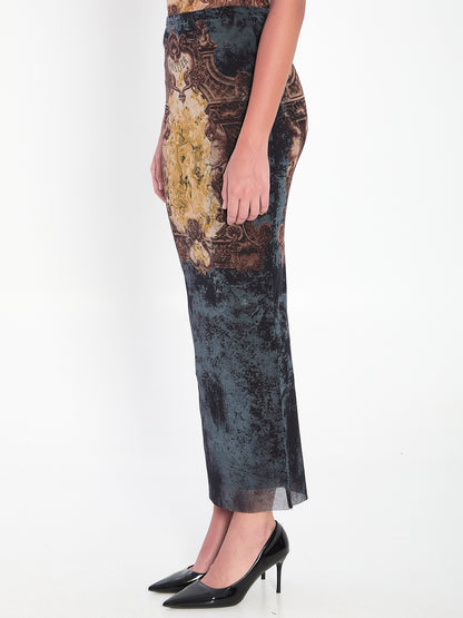 JEAN PAUL GAULTIER M médaillon skirt 