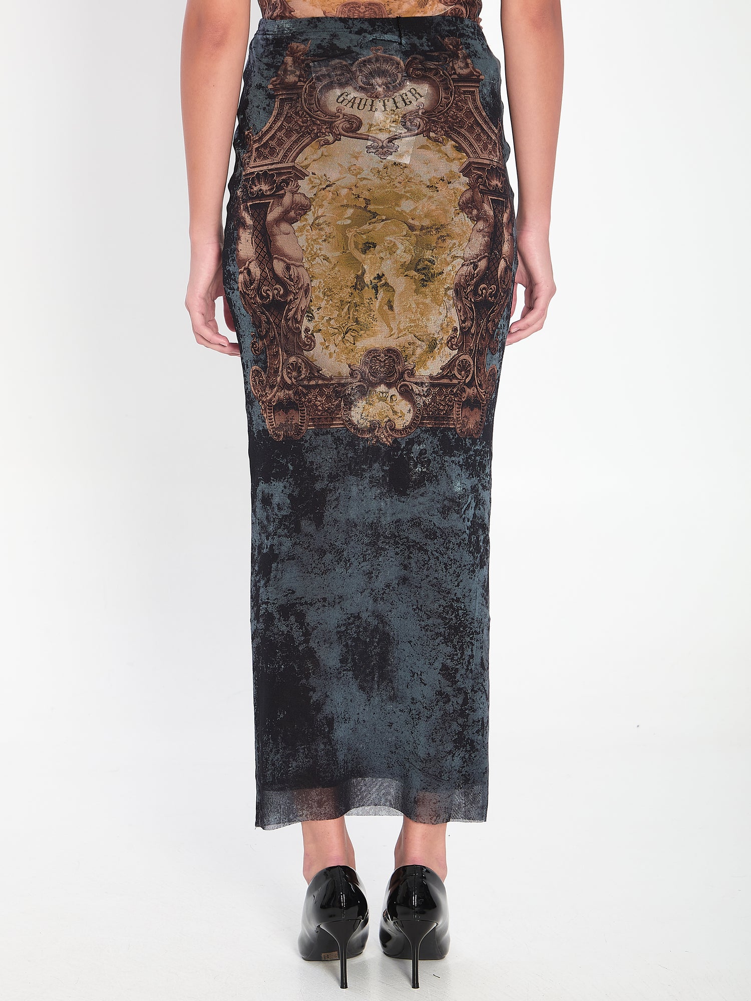 JEAN PAUL GAULTIER M médaillon skirt 