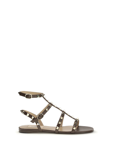 VALENTINO GARAVANI 38.5 rockstud leather sandals