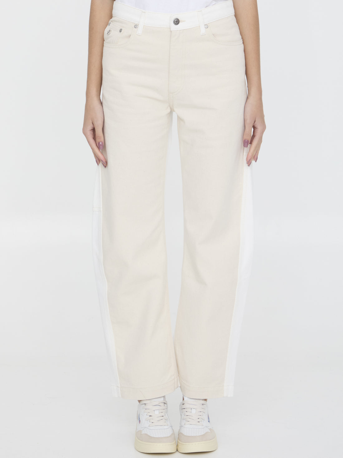 STELLA MCCARTNEY 25 banana leg utility jeans