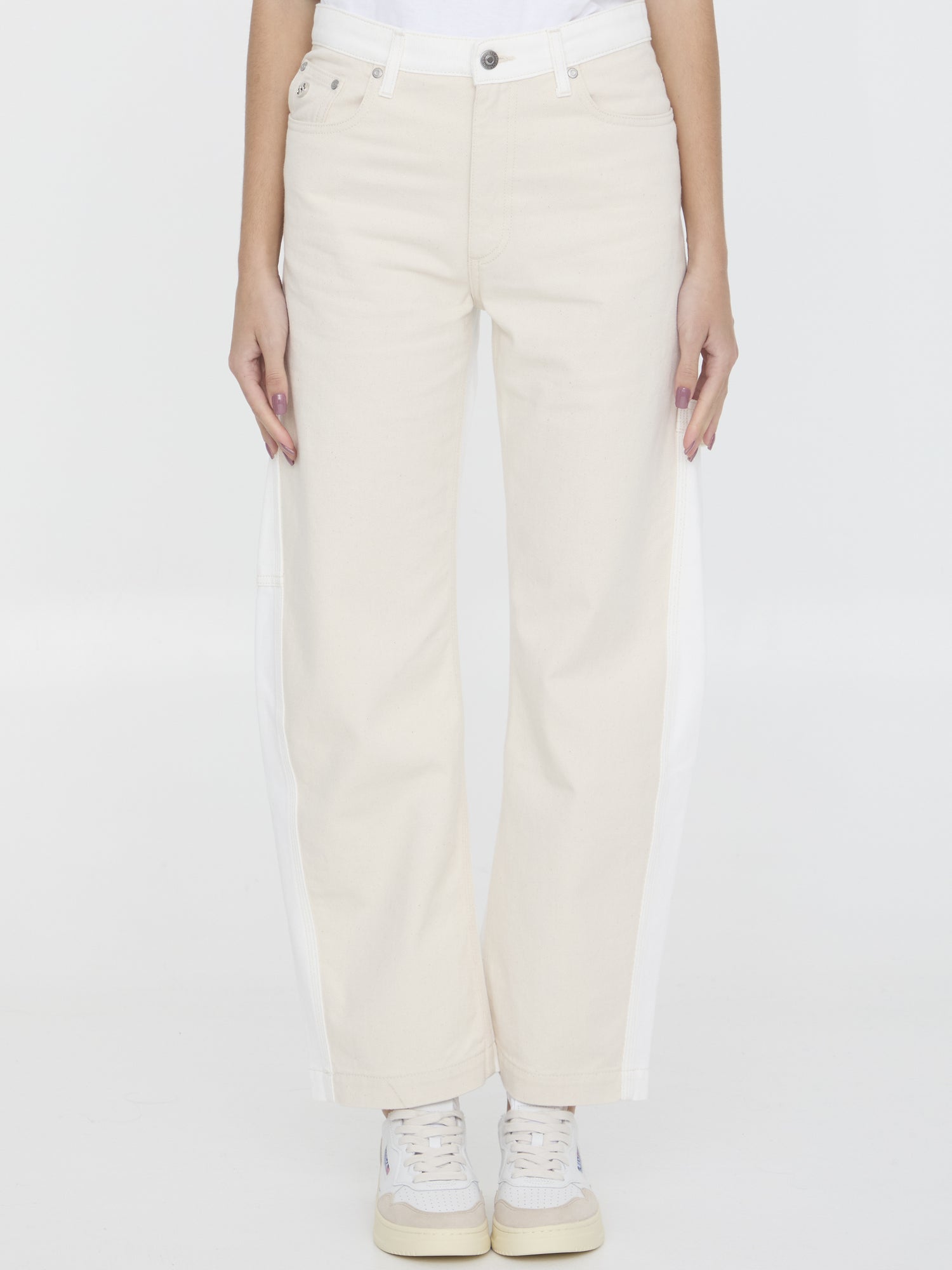STELLA MCCARTNEY 25 banana leg utility jeans