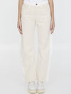 banana leg utility jeans