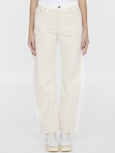 banana leg utility jeans