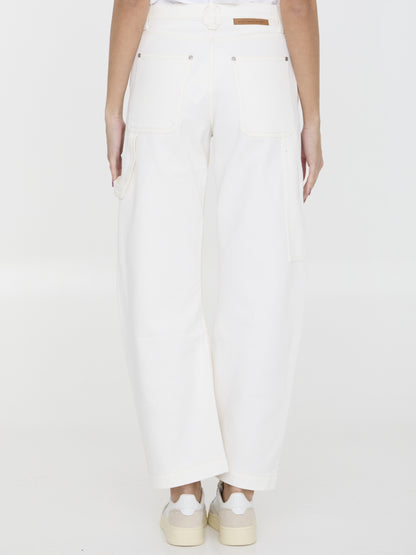 STELLA MCCARTNEY 25 banana leg utility jeans