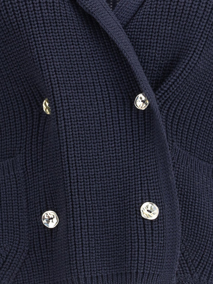 ELLA S short cardigan with hook-and-eye closure