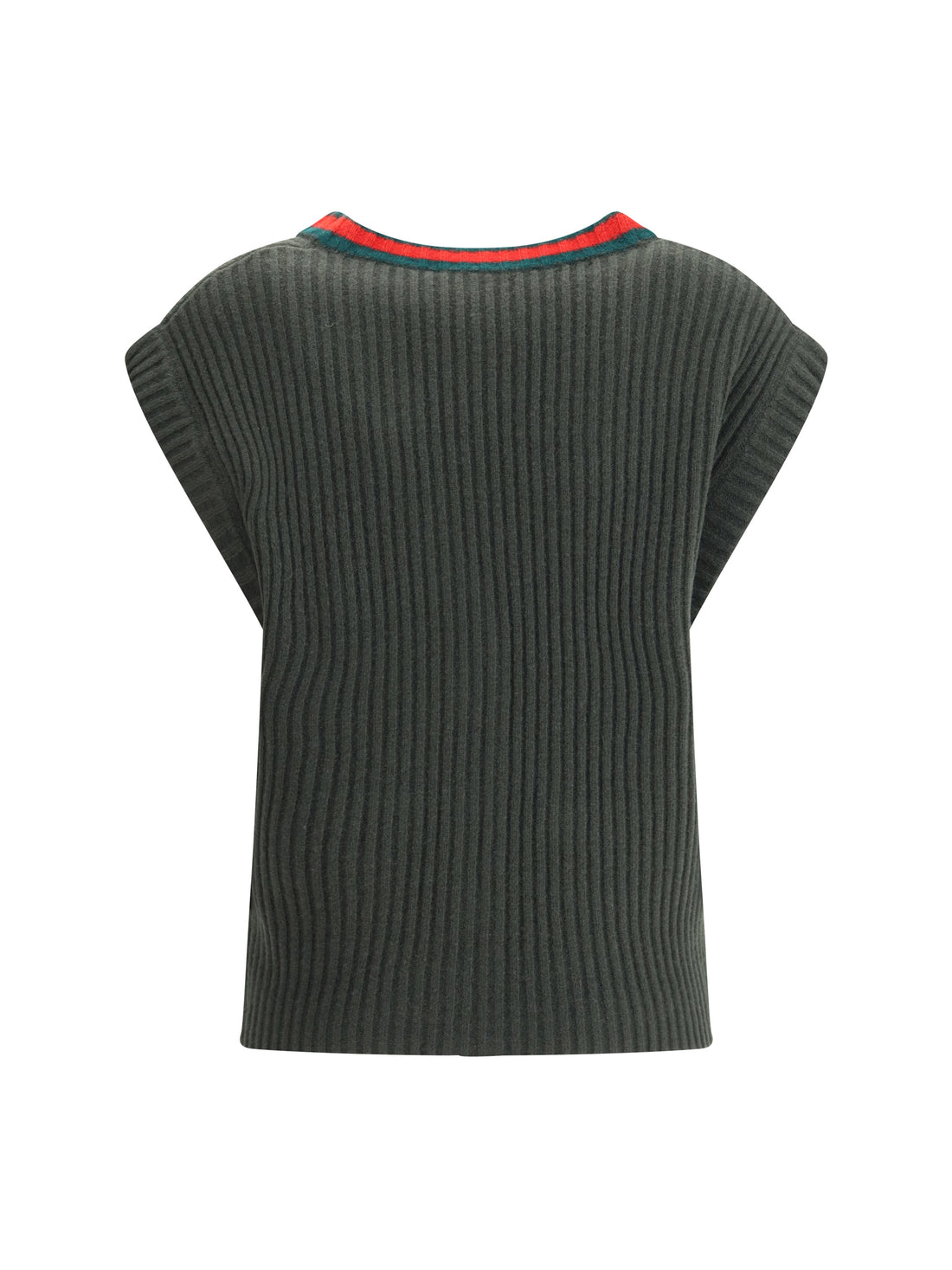 GUCCI S wool cardigan vest