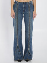 JEAN PAUL GAULTIER 27 denim front zipped trousers