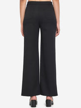 CELINE 36 wool trousers with a diagonal weave