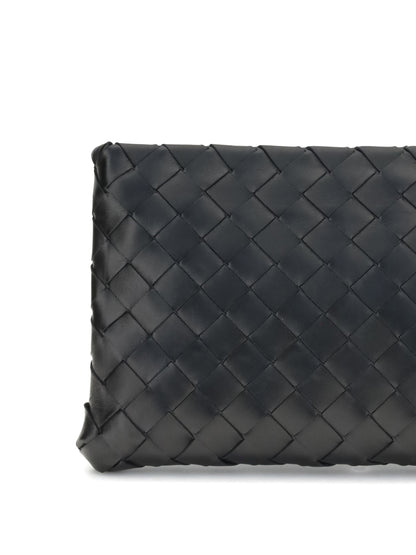 iconic intrecciato pouch bag