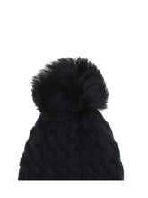 MONCLER GRENOBLE OS beanie hat with ponpon