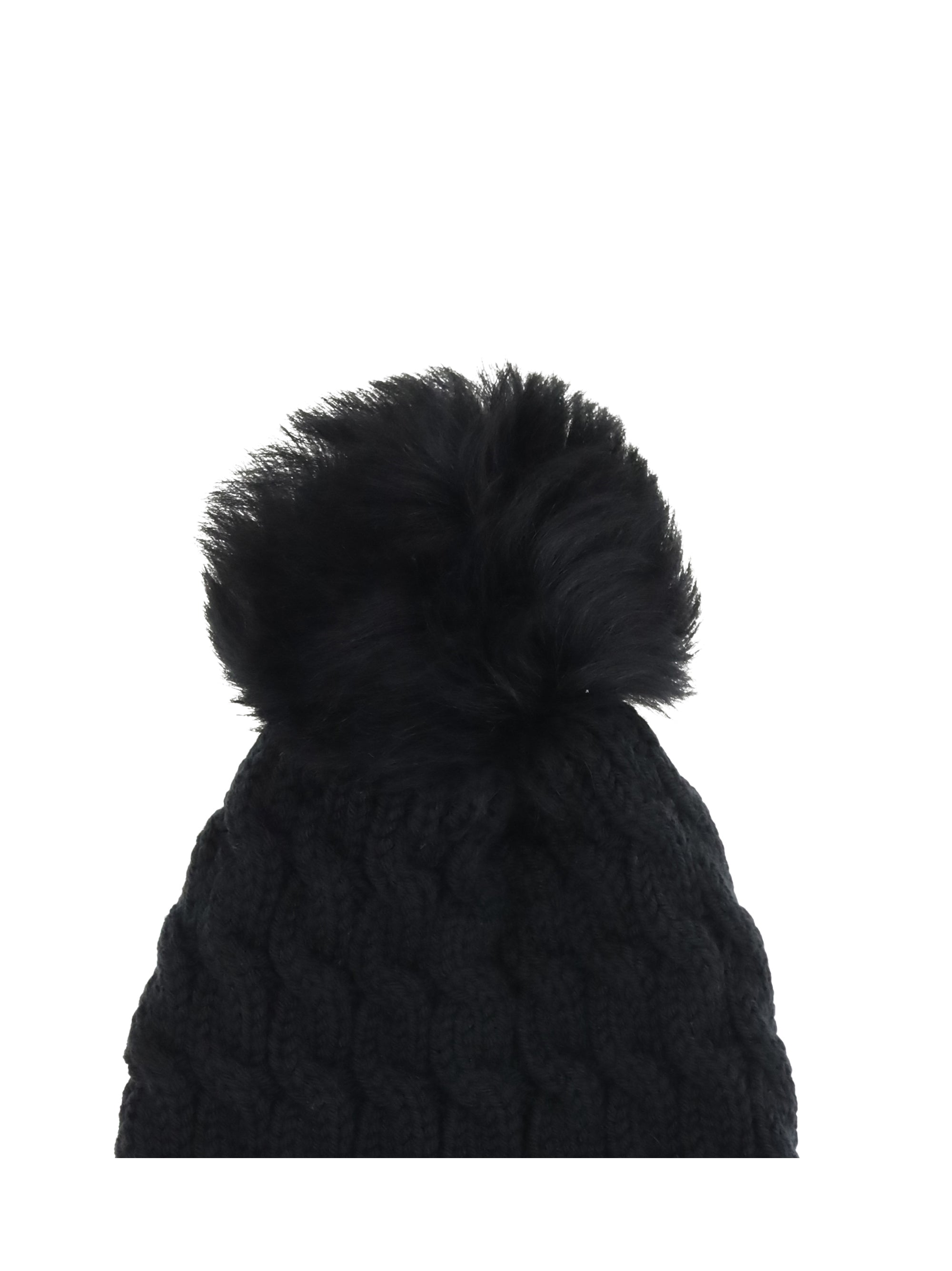 MONCLER GRENOBLE OS beanie hat with ponpon