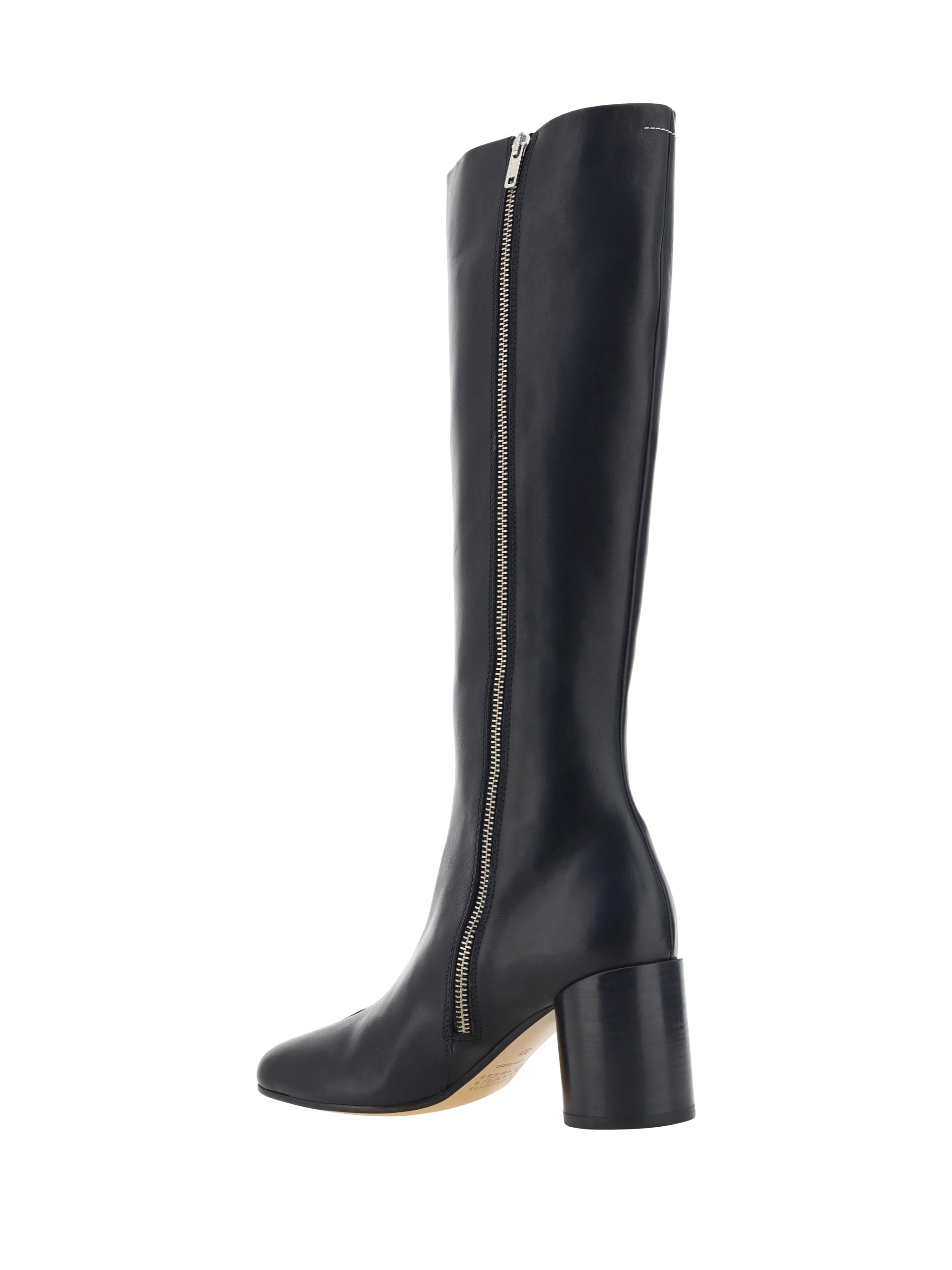 MM6 37 leather boots