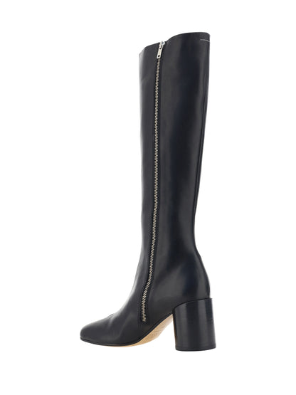 MM6 37 leather boots