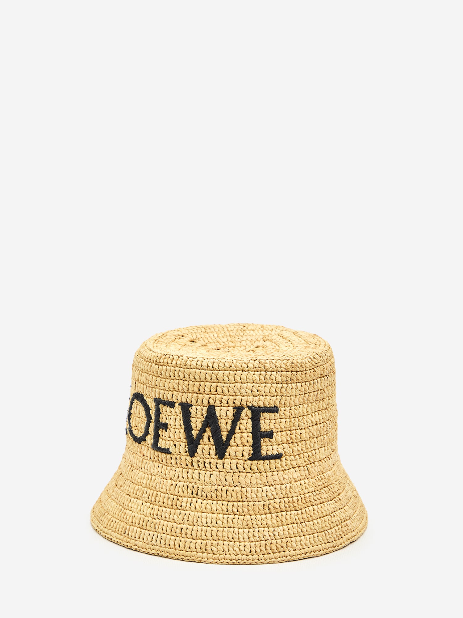 LOEWE 57 raffia bucket hat