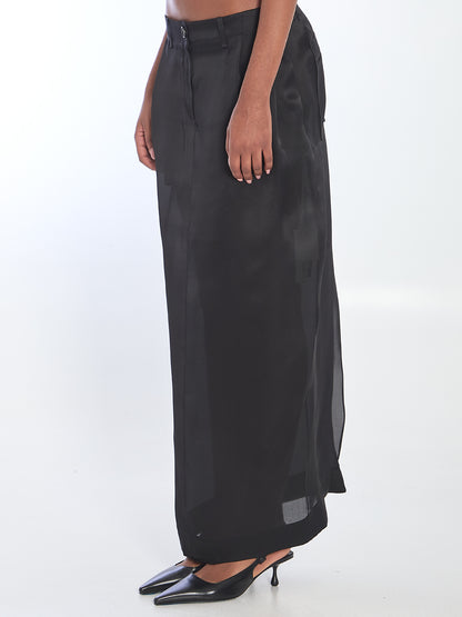 KHAITE 02 lucian skirt