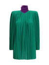 pleated georgette top