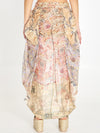 rebellion draped midi skirt