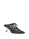 s sculpted heel mules