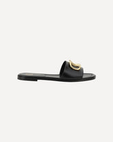 Valentino Garavani Logoed Sandals Black