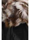 cardin jacket with fur collar