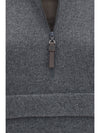 cashmere half-zip sweater