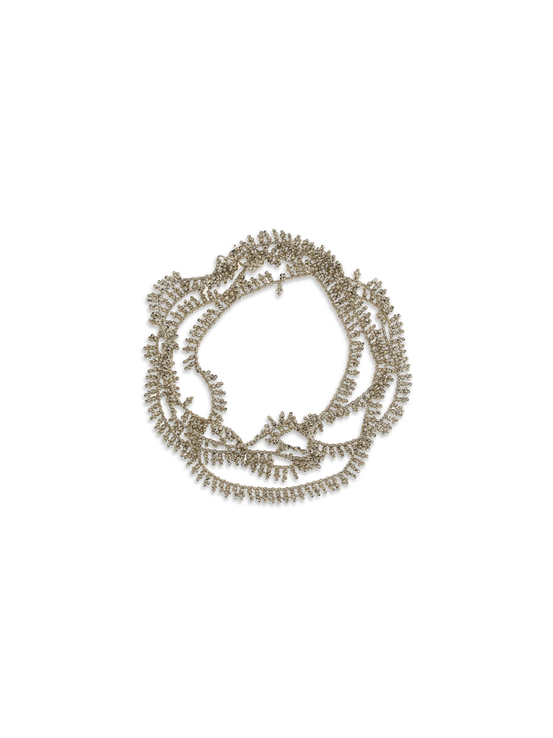 BRUNELLO CUCINELLI OS silver knotted bracelet
