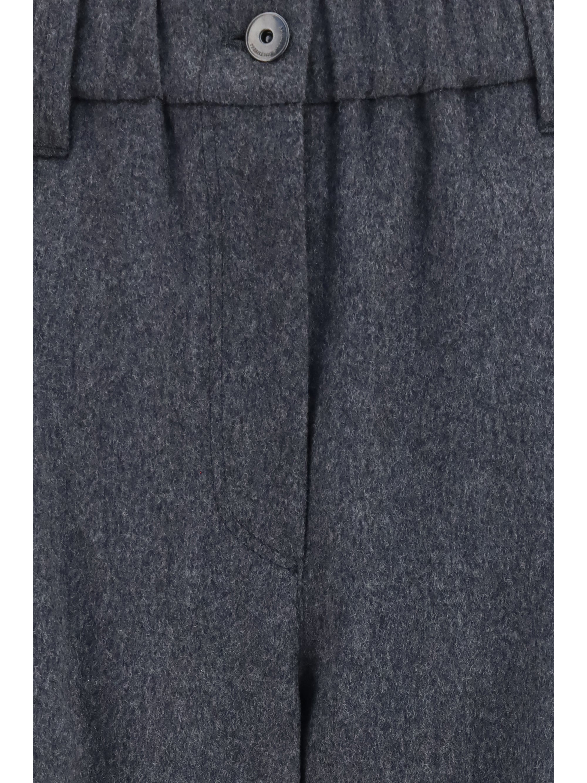 stretch wool pants