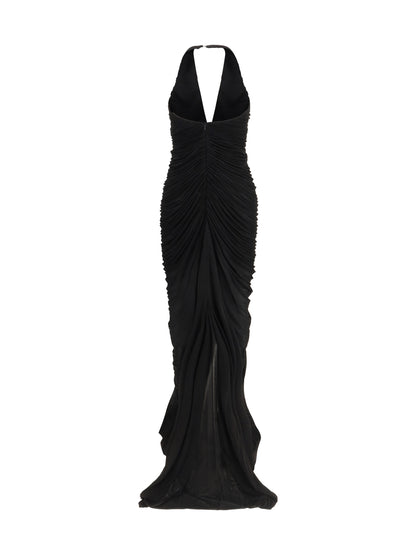 FRANCESCO MURANO 40 long draped one-shoulder dress