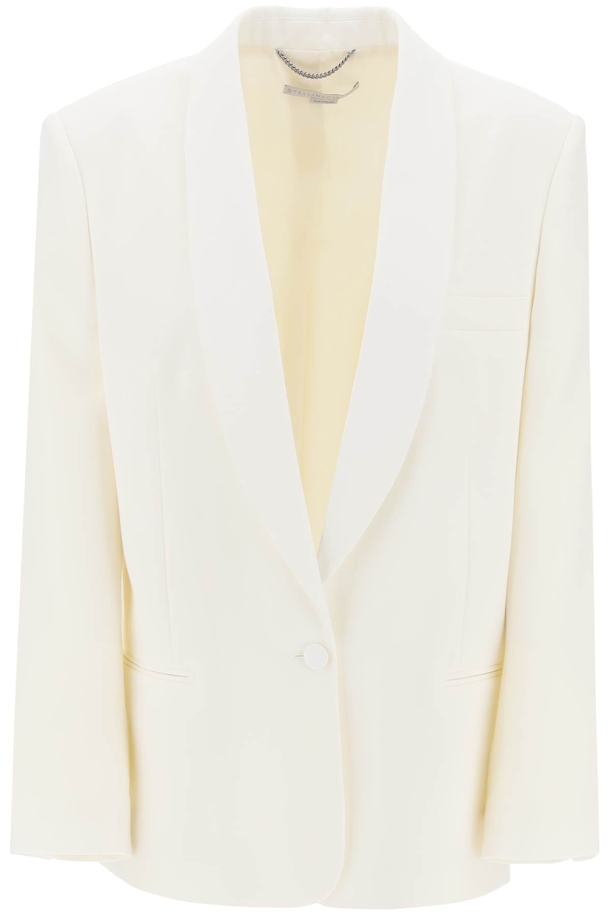 single-breasted tailored blazer with sh