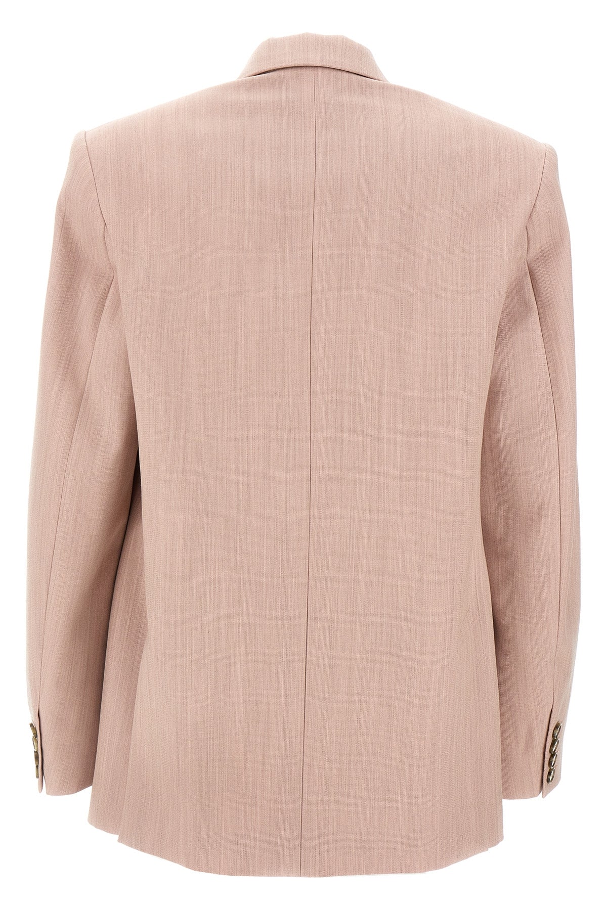 double-breasted wool blazer