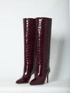 rouge noir stiletto boots 85