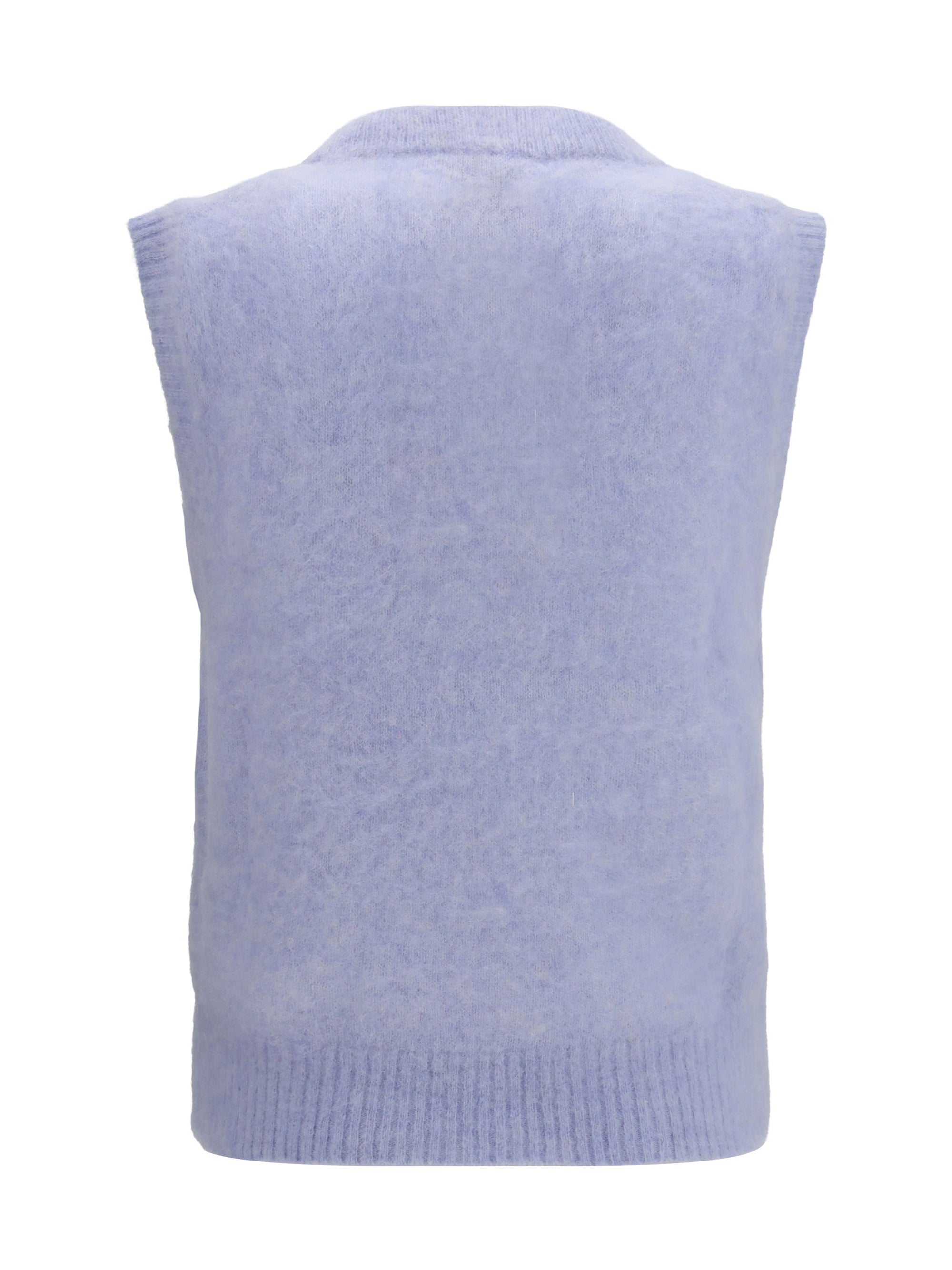 teddy brushed alpaca vest