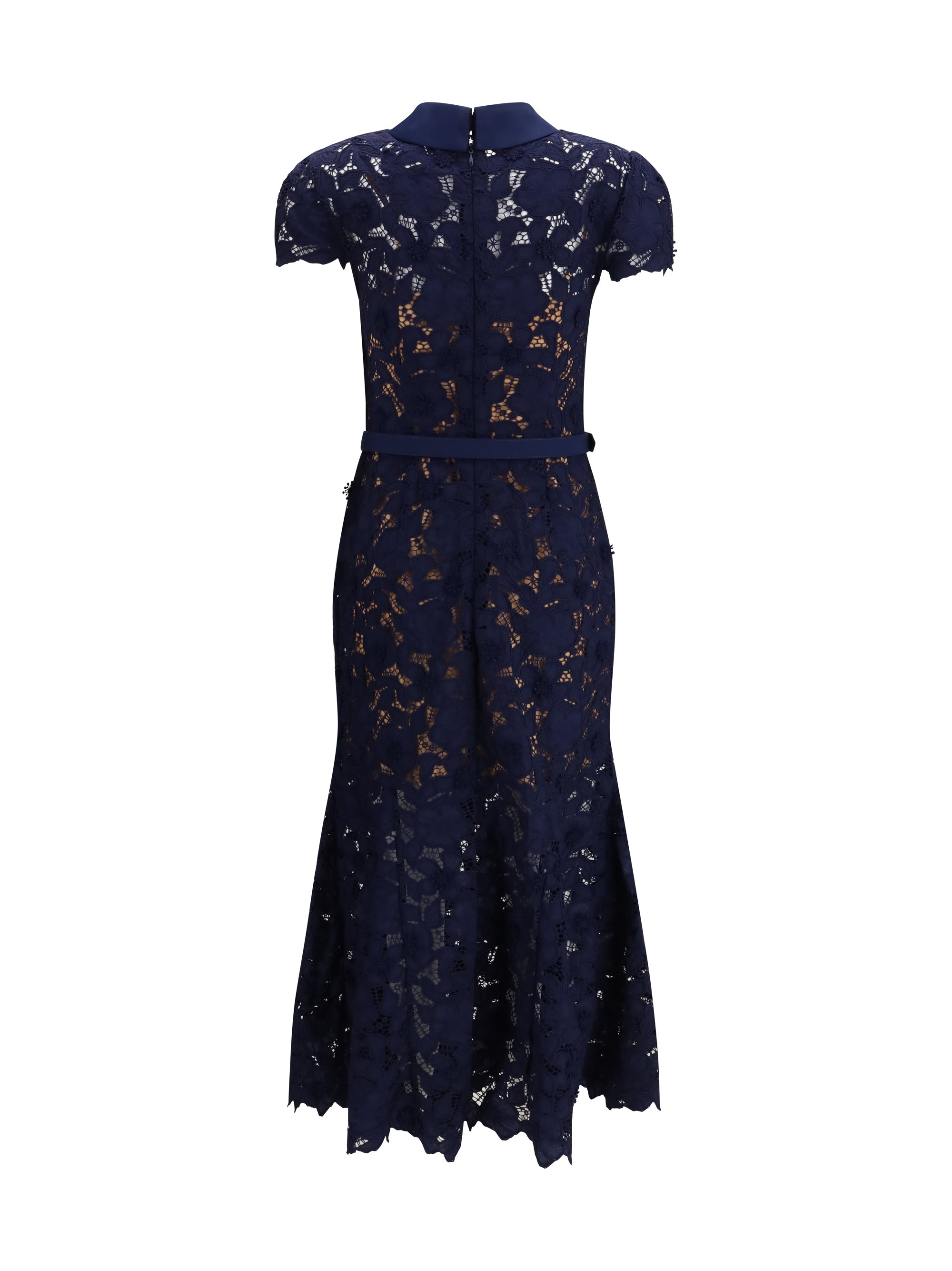SELF-PORTRAIT 8 guipure lace midi dress
