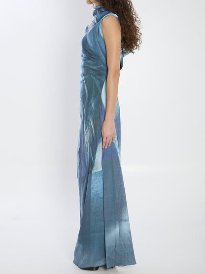 JEAN PAUL GAULTIER M water long dress