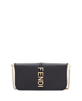 FENDI Fendigraphy FF Leather Wallet on Chain