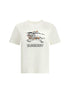 BURBERRY M cotton t-shirt with drawn ekd